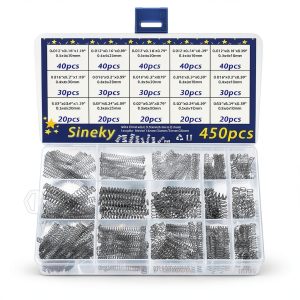 Return Springs SellGood Stainless Steel Spring Assortment 450pcs-0