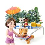 Daniel Tiger Water Fun Book by Simon Spotlight Preschool Adventure-0